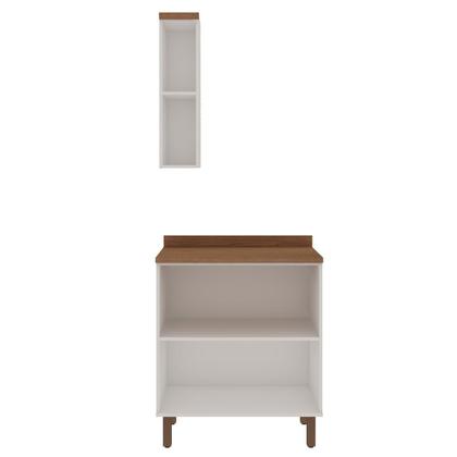 Imagem de Conjunto de Banheiro Modulado 100% Mdf Americano 2 Peças Iluminata