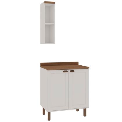 Imagem de Conjunto de Banheiro Modulado 100% Mdf Americano 2 Peças Iluminata