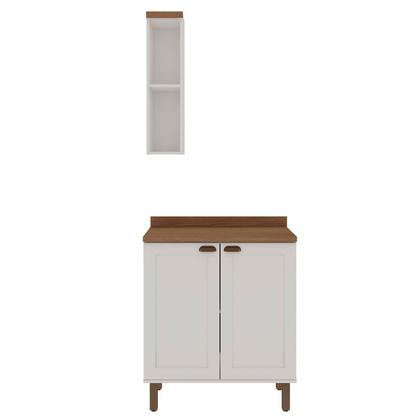 Imagem de Conjunto de Banheiro Modulado 100% Mdf Americano 2 Peças Iluminata