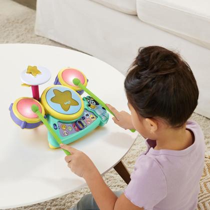 Imagem de Conjunto de Bateria VTech Bluey Hooray com Luz e Som - Para Crianças Acima de 3 Anos