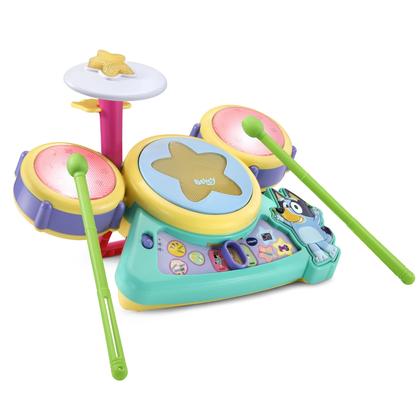 Imagem de Conjunto de Bateria VTech Bluey Hooray com Luz e Som - Para Crianças Acima de 3 Anos