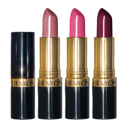 Imagem de Conjunto de batons Revlon Super Lustrous High Impact, pacote com 3