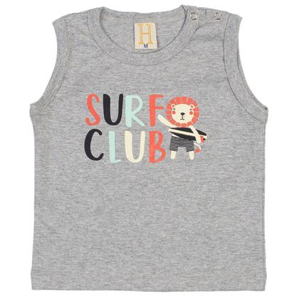 Imagem de Conjunto de Bebê Leão Cinza com Preto