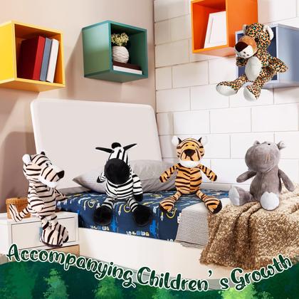 Imagem de Conjunto de bichos de pelúcia Foilswirl Safari Forest 30 unidades para crianças