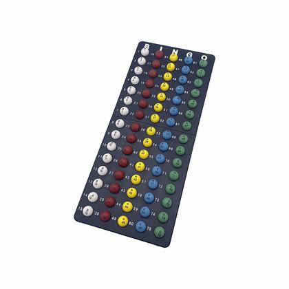 Imagem de Conjunto de bingo JUNWRROW Deluxe com 1000 fichas, 100 cartas e 75 bolas