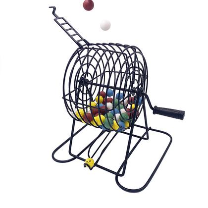 Imagem de Conjunto de bingo JUNWRROW Deluxe com 1000 fichas, 100 cartas e 75 bolas