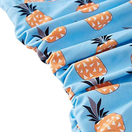 Imagem de Conjunto de biquíni estampado feminino Swimsuits siameses Swimwear Beach Suit