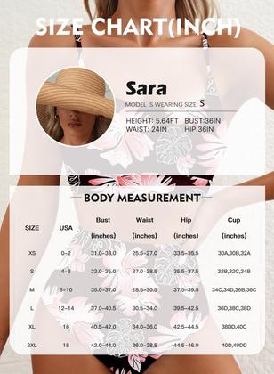 Imagem de Conjunto de biquíni Herseas 2025 Summer para mulheres preto GG