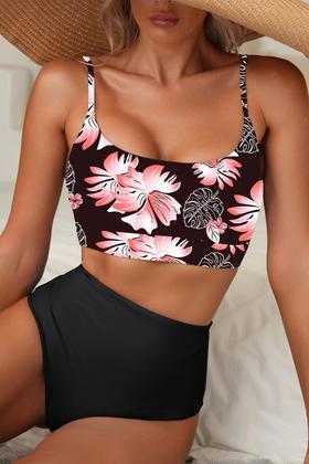 Imagem de Conjunto de biquíni Herseas 2025 Summer para mulheres preto GG