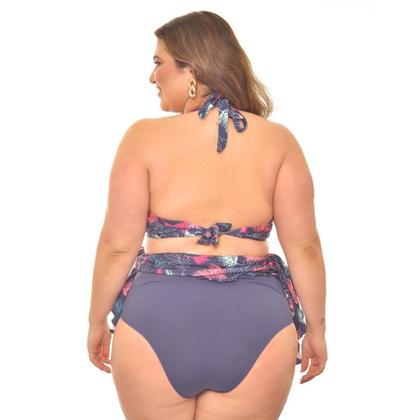 Imagem de Conjunto de Biquini Plus Size Conforto com Saia 2 em 1 Até o 56