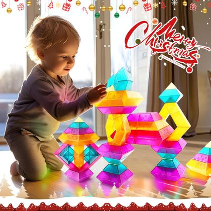 Imagem de Conjunto de blocos de construção Make Kids Smile Bubble Fun 30 unidades de 2 a 6 anos