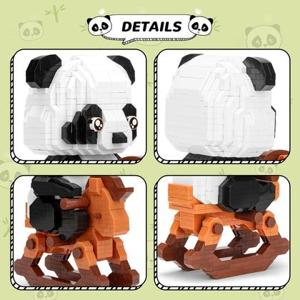 Imagem de Conjunto de blocos de construção QLT QIAOLETONG Mini Animals 1262 PCS