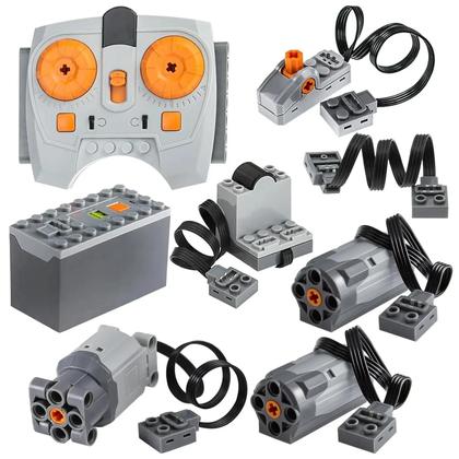 Imagem de Conjunto De Blocos De Montar Motorizados MOC M L De Alta Tecnologia Com Controle Remoto