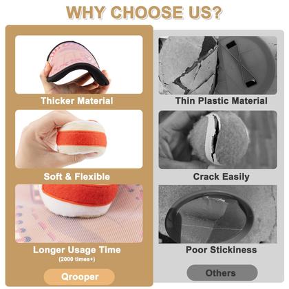 Imagem de Conjunto de bolas Toss and Catch Qrooper para crianças com luva de beisebol