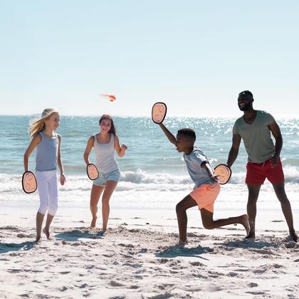 Imagem de Conjunto de bolas Toss and Catch Qrooper para crianças com luva de beisebol