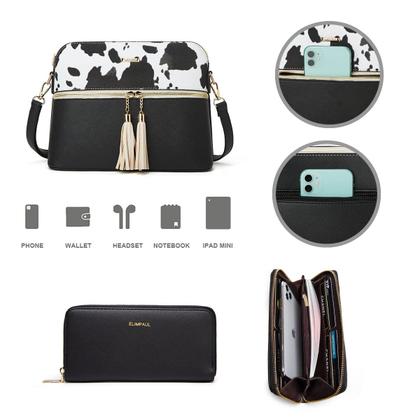 Imagem de Conjunto de bolsas YTL, moda feminina, bolsa de ombro, 4 peças