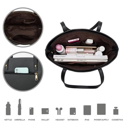 Imagem de Conjunto de bolsas YTL, moda feminina, bolsa de ombro, 4 peças