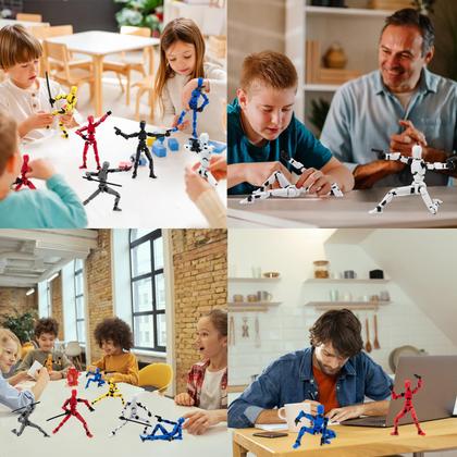 Imagem de Conjunto de bonecos de ação Gmajdar Titan T13 para crianças - 4 unidades