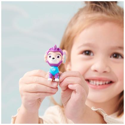 Imagem de Conjunto de bonecos de ação Paw Patrol Aqua Pups Coral com cavalo marinho