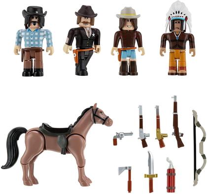Imagem de Conjunto de bonecos de ação Roblox The Wild West com item exclusivo