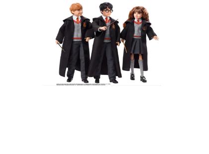 Imagem de Conjunto de bonecos Harry Potter Wizarding World, 5 peças, 25 cm