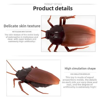 Imagem de Conjunto De Brincadeiras Com Controle Remoto Eletrônico De Baratas, Insetos Assustadores Que