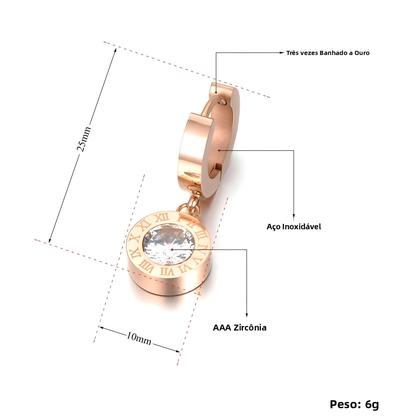 Imagem de Conjunto De Brincos, Colar, Pulseira E Anel De Aço Inoxidável Com Zircônia Cúbica Para Mulheres E