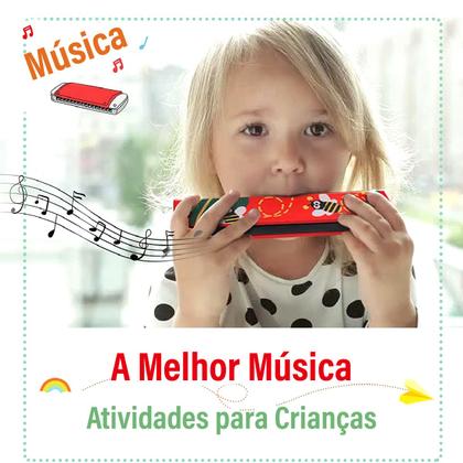 Imagem de Conjunto de Brinquedo Musical Educativo Infantil de Percussão Kit Triângulo Xilofone Harmônica Maracas Tamborim etc