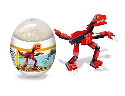 Imagem de Conjunto de brinquedos Building Blocks HOCHE Dinosaur Eggs, pacote com 6 para crianças