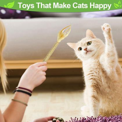 Imagem de Conjunto de brinquedos Catnip Chew FOWSRHRG para gatos com Silvervine natural