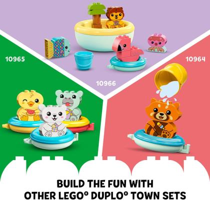 Imagem de Conjunto de brinquedos de banho para construção LEGO DUPLO Town Water Park 10989