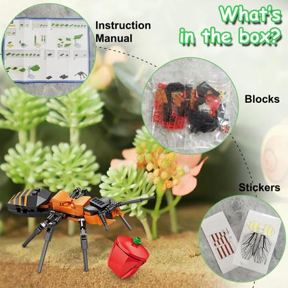 Imagem de Conjunto de brinquedos de construção KAZI Bugs Insect Collection Kids 8+ Years