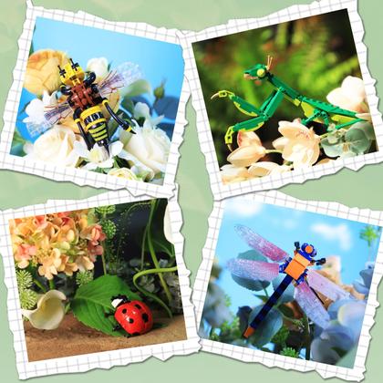 Imagem de Conjunto de brinquedos de construção KAZI Bugs Insect Collection Kids 8+ Years