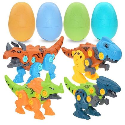 Imagem de Conjunto de brinquedos de dinossauro Wokex Triceratops com chave de fenda para crianças