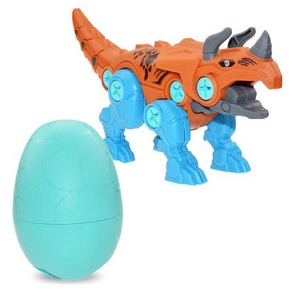 Imagem de Conjunto de brinquedos de dinossauro Wokex Triceratops com chave de fenda para crianças