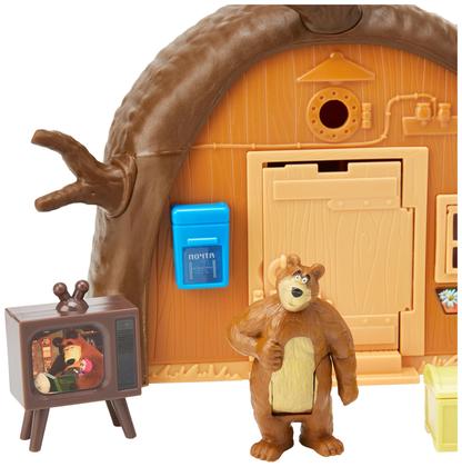 Imagem de Conjunto de Brinquedos Masha e o Urso - Casa do Urso com Bonecos e Acessórios