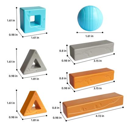 Imagem de Conjunto de brinquedos ROLOSO Angry Birds Build N' Launch com 20 unidades