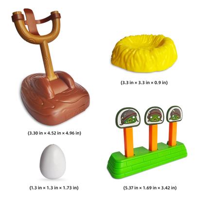 Imagem de Conjunto de brinquedos ROLOSO Angry Birds Build N' Launch com 20 unidades