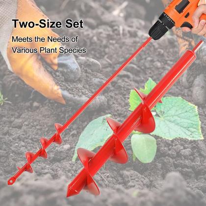 Imagem de Conjunto de brocas Auger MAXCCINO para plantio com acionamento hexagonal 3/8