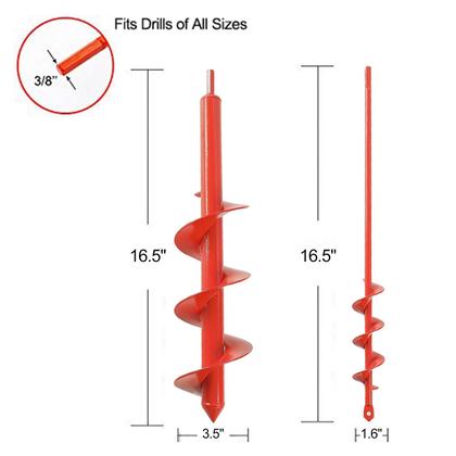 Imagem de Conjunto de brocas Auger MAXCCINO para plantio com acionamento hexagonal 3/8