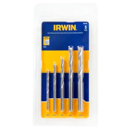 Imagem de Conjunto de Brocas Concreto 4 a 10mm 5 Peças IW5305 Irwin 