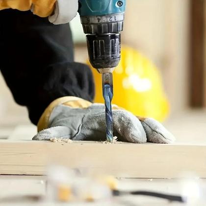 Imagem de Conjunto De Brocas De Rosca De Parafuso HSS Com Haste Hexagonal Banhada a Titânio M3 M4 M5 M6 M8 M10