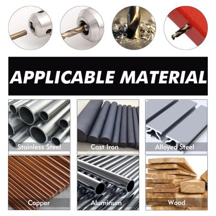 Imagem de Conjunto de brocas GMTOOLS M35 HSS Cobalt 8 mm 135, ponta 10 unidades