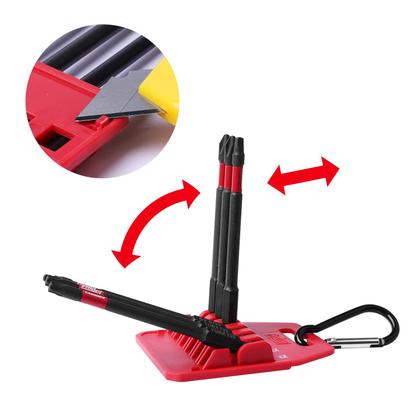 Imagem de Conjunto de brocas Impact Protorq de 6 peças com clipe PH2, SQ2, T25 TORX