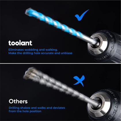 Imagem de Conjunto de brocas para concreto e alvenaria, 7 peças de haste hexagonal