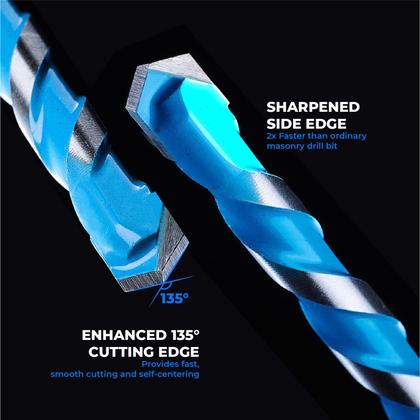 Imagem de Conjunto de brocas para concreto e alvenaria, 7 peças de haste hexagonal