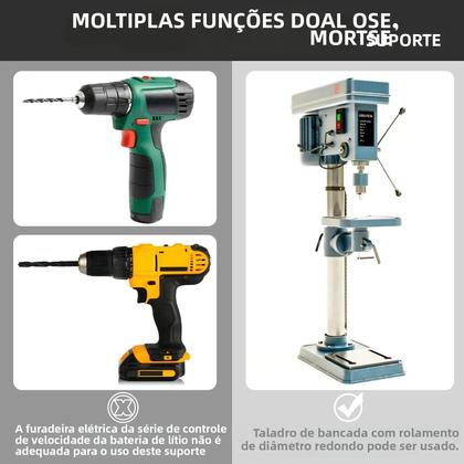 Imagem de Conjunto De Brocas Para Madeira Com Furo Quadrado 6PCS 6.4/8/11/12.7/16mm Adaptador Cinzel Para