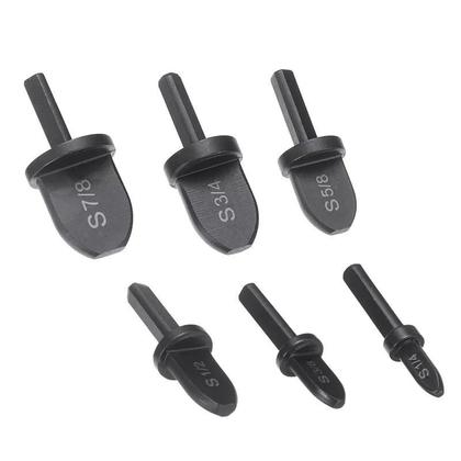 Imagem de Conjunto De Brocas Para Tubos De Cobre Com 6 Peças, Cabo Triangular, Expansor E Ferramentas Manuais