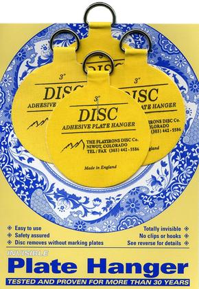 Imagem de Conjunto de Cabides Adesivos para Discos Flatirons (4-3 polegadas)