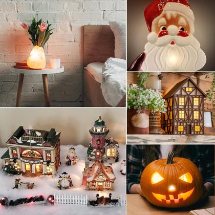 Imagem de Conjunto de cabos de acessórios FUTIME com lâmpada LED de 6 pés para decoração